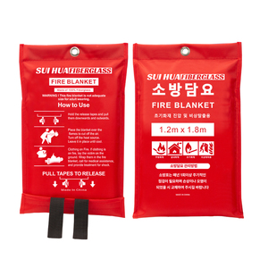 <span class=keywords><strong>Couverture</strong></span> anti-feu compacte 100% fibre de verre résistante à la chaleur pour la sécurité domestique - Product Image 1