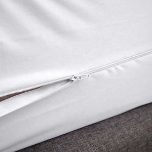 <span class=keywords><strong>Funda</strong></span> de Colchón Impermeable de Tela no Tejida con Cremallera, Protector de Cama Ajustable de 6 Lados, Cubierta Blanca para Colchón - Product Image 6