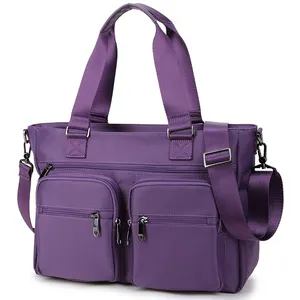 Özel fonksiyonel omuz çantası tablet dizüstü bilgisayar moda alışveriş çantası
