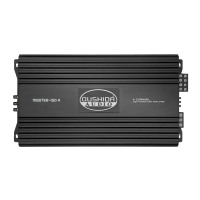 Amplificateur audio de voiture universel à 4 canaux Classe AB Matériau en aluminium avec égaliseurs et croisements intégrés