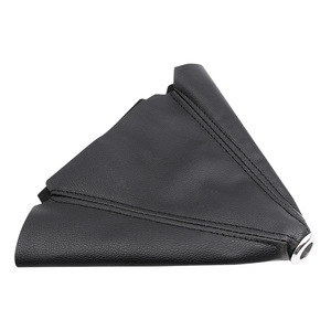 Car Gear <b>Shift</b> <b>Knob</b> Cover Universal PU Leather Black Ergonomic Design - Product Image 2
