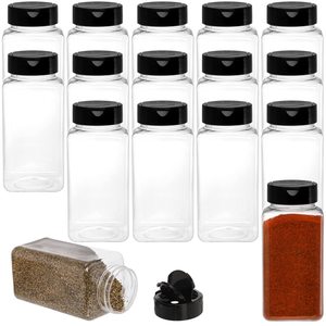 500ml gia vị muối bao bì chai gia vị hạt tiêu Shaker cấp thực phẩm công suất khác nhau chai nhựa Jar - Product Image 1