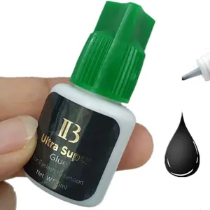 Korea IB Lash Extension Glue Strong Adhesive Fast Drying Wholesale Lbeauty Ultra Super Eyelash Glue Customized Logo