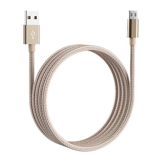 High Quality Aluminum Micro USB 5V Fast Charge Data Sync Cable Android Charger Cord for Smartphone