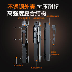 Lampe torche tactique DT007 rechargeable 1000 mAh, source de lumière LED, utilisation quotidienne en extérieur, mode SOS - Product Image 5