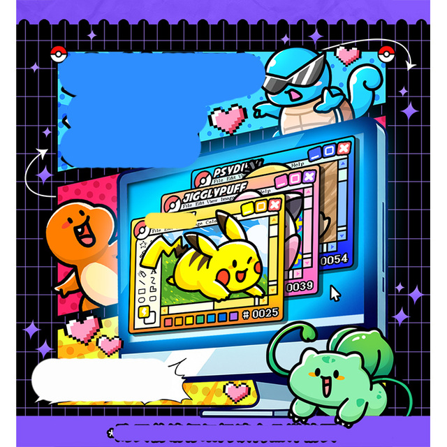 BY Pokemoned Cards Canvas Refrigerator Magnets Most Popular Among Players Base Tcg Eevee Advanced Gift Box Set Mini Board Games