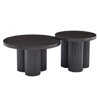 Meubles rustiques de style européen, table basse en bois recyclé, moderne