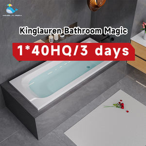 Kinglauren ขาว1700มม. ซ้ายขวาอ่างอาบน้ำสไตล์ยุโรปพร้อมขาติดรถยนต์สำหรับ <span class=keywords><strong>Vichy</strong></span> อะคริลิค Baignoire - Product Image 3