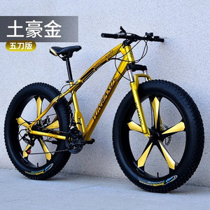 Bicicleta de Montaña de Diseño Nuevo <span class=keywords><strong>2022</strong></span>, Bicicleta de Nieve con Llantas Gruesas, 26''/27.5/29 Pulgadas, Aleación de Aluminio, Bicicleta de Montaña 4.0 con Llantas Gruesas para Adultos - Product Image 2