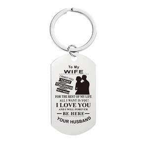 Oneway <b>Key</b> Chain <b>Key</b> <b>Ring</b> Photo Printing Lovers Sublimation Couple Keychain <b>Custom</b> Logo Valentines Gift - Product Image 5