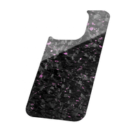 Logo personnalisé magnétique en gros pour iPhone 13 14Pro 15 16 Pro Max étuis en feuille vierge en Fiber de carbone forgé véritable