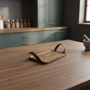 Crafted Beauty Elegant Wooden Platter Warmth of Wood: Serving Tray Delight - Product Image 4