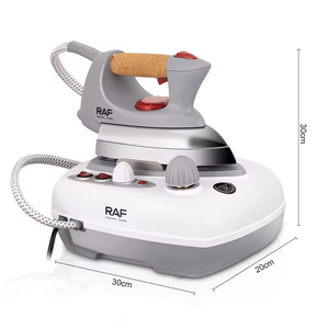 Plancha à vapeur électrique RAF au design italien rétro, 2000 W, plateforme à vapeur professionnelle, semelle en aluminium - Product Image 3