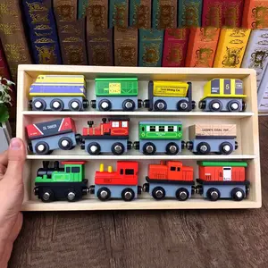 Ensemble de jouets de Train magnétique, vente en gros, Offre Spéciale, comprend 3 moteurs-ensemble de Train jouet pour enfants, garçons et filles