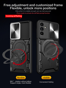 Redian Hybrid Tpu Bumper PC Slide Cover Lente DE LA CÁMARA Funda protectora para teléfono para Samsung Galaxy A15 A25 A35 A55 - Product Image 6
