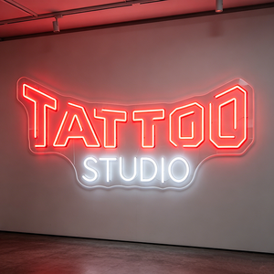 Letrero de Neón Personalizado con Logotipo, Letrero Luminoso de Marca, Letrero LED para Empresa, Decoración de Pared para Tienda o Estudio de <span class=keywords><strong>Tatuajes</strong></span> - Product Image 1