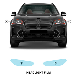 ฟิล์มไฟหน้ารถยนต์, ฟิล์มป้องกันไฟหน้ารถแบบใสสติกเกอร์ติดรถยนต์ฟิล์มป้องกันไฟหน้าภายนอกรถแบบสปอร์ต<span class=keywords><strong>2022</strong></span> 2023 2024 - Product Image 1