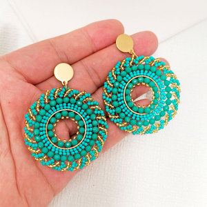 Bohemia handmade thép không gỉ hình học Đảng Bông tai thả Bông tai số lượng lớn cung cấp Nhà Máy Giá <span class=keywords><strong>2025</strong></span> thiết kế mới - Product Image 3