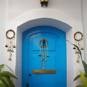 Carillons éoliens de sorcière, cordes décoratives, cloches en métal, bricolage, ficelle, cloche faite à <span class=keywords><strong>la</strong></span> main, décorations suspendues à <span class=keywords><strong>la</strong></span> porte, carillons éoliens - Product Image 2