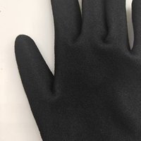 Guantes de Trabajo de Alta Calidad con Recubrimiento de Nitrilo Gris Negro 15G, Acabado Arenoso, Transpirables, Duraderos y Antideslizantes para Protección de Manos en Fábrica