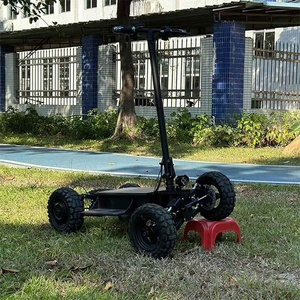 Patinete Eléctrico Plegable Todoterreno de Neumáticos Anchos con Doble Motor y 4 Ruedas Hpbmhbcbm11 - Product Image 6