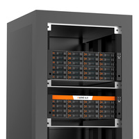 MAIWO 4U24 Bays Server Penyimpanan NAS Kontrol Tunggal dengan SAS/SATA HDD/SSD Network Port Enclosure NAS Docking