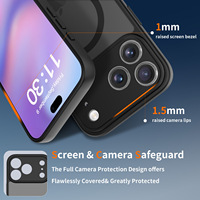Coque de téléphone magnétique antichoc mate à trous fins pour Apple iPhone 18 Pro Max 15 16 17 Air et Samsung S24 S25 S26 Ultra A57