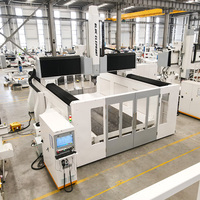 Centre de traitement CNC 5 axes haute performance 2040 ATC pour mousse 3D avec changeur d'outils automatique de type carrousel pour sculptures complexes