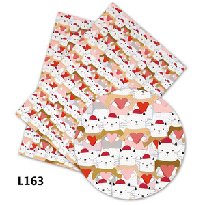 Synthétique à imprimés de dessin animé <span class=keywords><strong>chat</strong></span>, 136x30 cm, Faux <span class=keywords><strong>cuir</strong></span> professionnel, personnalisé, pour la fabrication de bricolage, offre spéciale - Product Image 4