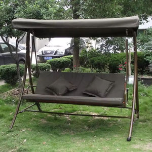 เก้าอี้ชิงช้าปรับได้พร้อมเบาะสำหรับระเบียงกลางแจ้ง<span class=keywords><strong>3</strong></span>คนหรูหรา - Product Image 2