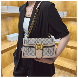 नई विंटेज फैशन लक्जरी डिजाइन वाटरप्रूफ चेन फ्लिप पु चमड़े की महिलाओं के दैनिक बहुमुखी कंधे/क्रॉसबॉडी बैग - Product Image 4