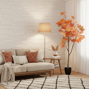 ต้นเมเปิลญี่ปุ่นสีแดงบอนไซพลาสติกประดิษฐ์จากญี่ปุ่นเหมือนจริงทนต่อลมทนรังสียูวีเป็นมิตรกับสิ่งแวดล้อม - Product Image 1