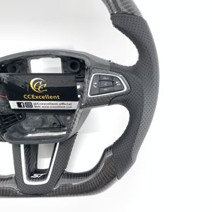 Volant en fibre de carbone véritable avec éclairage LED pour <span class=keywords><strong>Ford</strong></span> <span class=keywords><strong>Focus</strong></span> MK3/MK3 <span class=keywords><strong>RS</strong></span>/MK3 ST/SE 2015 2016 2017 2018 - Product Image 3