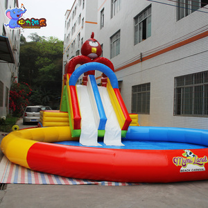 Chất lượng cao phim hoạt hình Inflatable công viên nước cho người lớn Inflatable công viên nước trượt với hồ bơi trong nhà công viên nước - Product Image 1