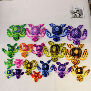 ตุ๊กตาเต่าน้อยการ์ตูนดีไซน์ใหม่ ตาโต สีสันสดใส สำหรับเด็ก บรรจุใยฝ้าย PP นุ่มพิเศษ ช่วยคลายเครียด - Product Image 2