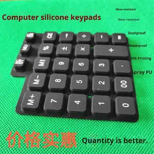 Chất Lượng Cao Bán Buôn Công Nghiệp Sử Dụng Mềm Cao Su Chuyển Đổi Máy Tính L <span class=keywords><strong>Silicone</strong></span> Nút Phun Dầu Cảm Thấy Màng Key Sản Phẩm Cao Su - Product Image 2