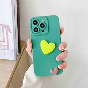 Étui de protection intégrale Lichicase avec double cœur contrastant pour <span class=keywords><strong>Honor</strong></span> 500 500 <span class=keywords><strong>Pro</strong></span> X8D <span class=keywords><strong>Coque</strong></span> en TPU - Product Image 6