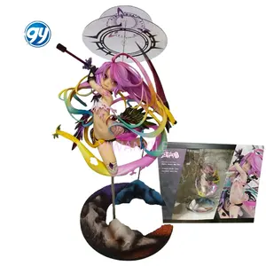 GY 31cm Game No Life Zero Jibril Great Anime Shiro Stephanie Dola Action Figure POP UP PARADE Schwi Figurine Doll Toy