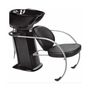 Factory Direct <b>Sales</b> of High-end Comfortable Electroplating Barber Shop Dedicated Semi-lying <b>Massage</b> Shampoo Bed - Product Image 6