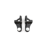 Kit d'abaissement arrière en alliage d'aluminium noir de 1 pouce pour moto, pièces de cadre, usinage CNC, pièces de rechange mécaniques