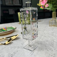 Ensemble de Havdalah acrylique Lucite idéal cadeau pour Judaica boîte d'allumettes de Shabbat en acrylique Lucite avec besamim