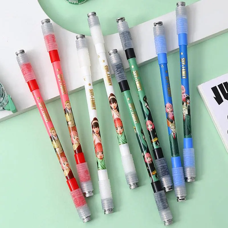Anime Light Pen Spinner Toy Adult Kids Stress Relieve Spinning Pen Plastic Anti-slip Hand Spinner Toy Students