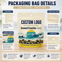 Cartes de jeu personnalisées avec logo imprimé, emballage en sachet plastique recyclable en Mylar, pochette anti-humidité en feuille d'aluminium