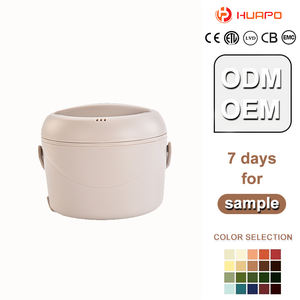 Lonchera Eléctrica Portátil de 1.2L, Calentador de Comida Redondo Luncheaze con Interior de Acero Inoxidable - Product Image 1