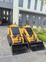 Chargeuse sur pneus diesel Kubota Euro 5 EPA 400 kg avec broyeur forestier et tondeuse à gazon, moteur Weichai