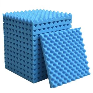 Paneles Acústicos de Espuma Azul de Alta Densidad, Tipo Caja de Huevos, Baldosas Absorbentes de Sonido de 30x30cm para Estudio, <span class=keywords><strong>Cine</strong></span>, <span class=keywords><strong>Cine</strong></span> en Casa - Product Image 1