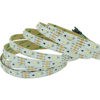 Bande LED intelligente à contrôle à distance, couleur pleine, 5050, 6000K-7000K, 30 LED/m, 5V, SK6812/RGBW, cuivre, blanc chaud