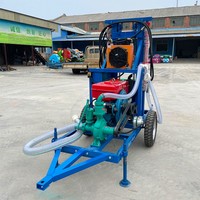 Foreuse de puits profonds EB200 pour l'eau, machine de forage de puits de 200 m