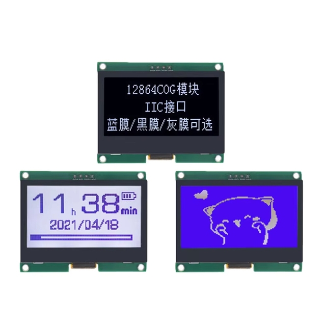 Bssy)12864-59n Iic 4p Lcd Module I2c St7567s Cog Graphic Display Screen Board Lcm Panel 128x64 Dot Matrix