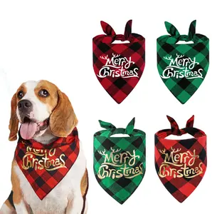 Schlussverkauf Haustier Dreieckschal Weihnachten Hund Bandanas Katze Hund Party Dekoration Versorgung